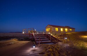 Namib Dune Star Camp bei Nacht