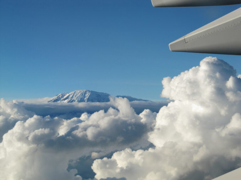 Kilimandscharo aus dem Flieger