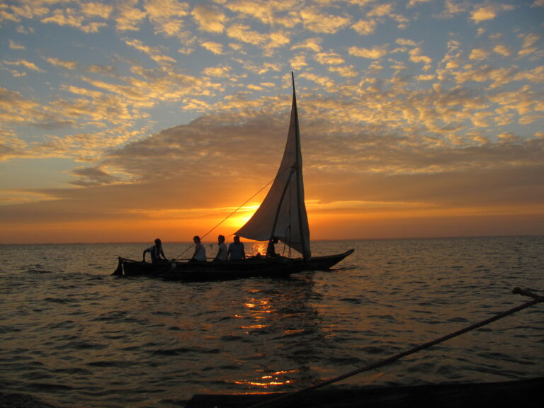 Sansibar Segeltour bei Sonnenuntergang