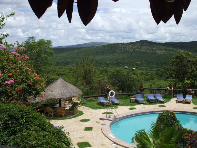 Masai Mara Lodge Außenbereich