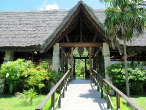 Les Lauriers Eco Hotel Eingang