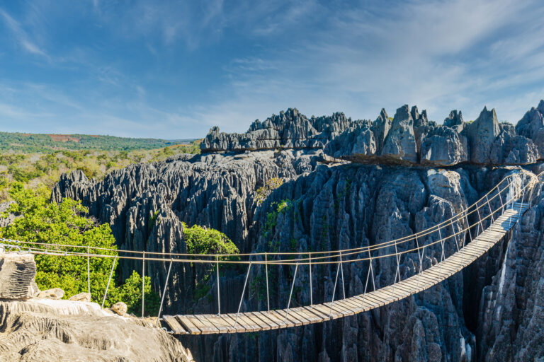 Tsingy De Bemaraha Brücke